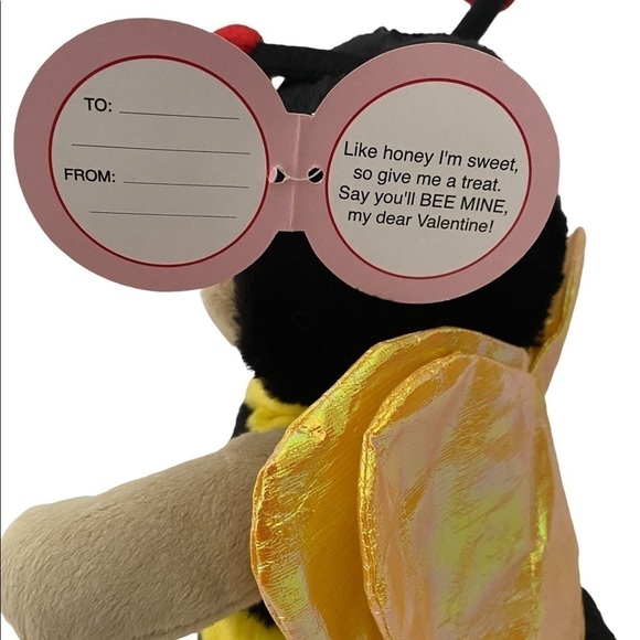 STARBUCKS | Vintage 2005 Bearista Bear Plush Bee Mine Valentine’s NWT Ra… - Picture 4 of 7
